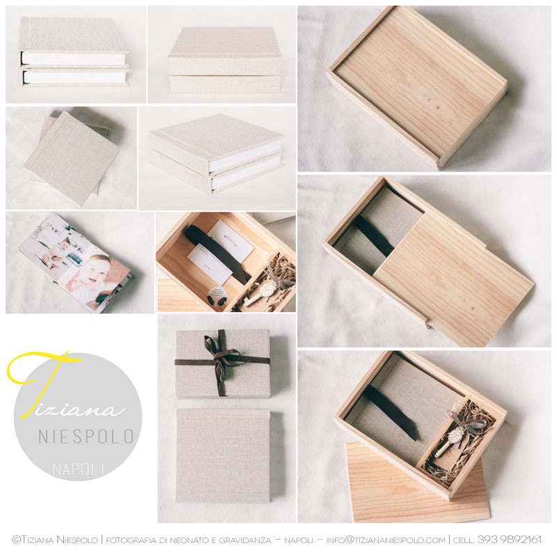 Album Neonato Wood Box