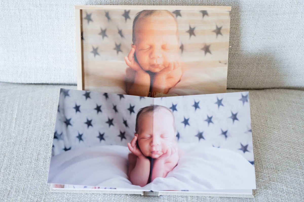 Memory Box - Album Fotografico per Neonato - Fotografa Newborn Napoli