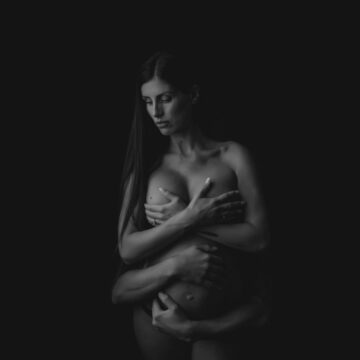 Servizio Fotografico Gravidanza in studio in periodo Covid
