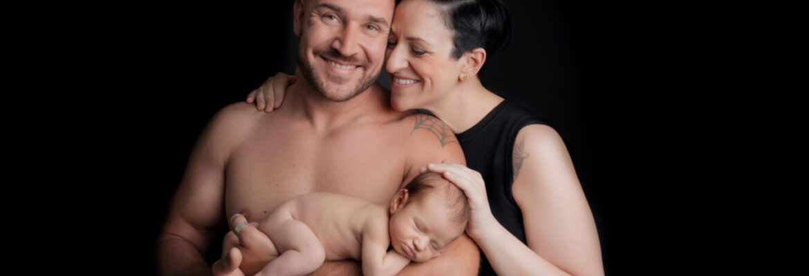 Gaia e le prime foto con i suoi genitori