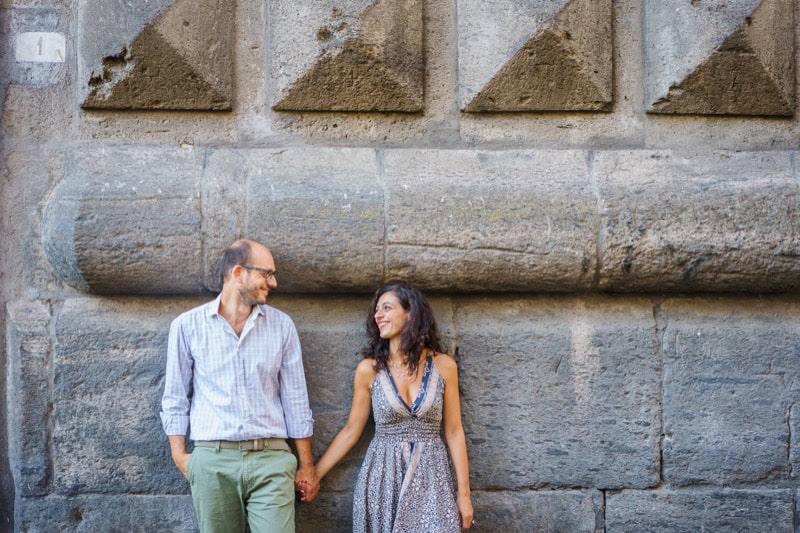 Engagement photoshoot al centro storico di Napoli
