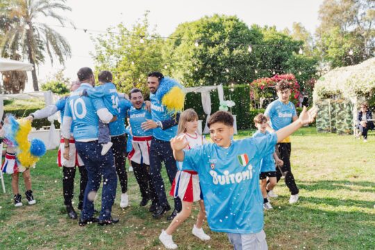 FOTO COMUNIONE VILLA BUONANNO scudetto napoli