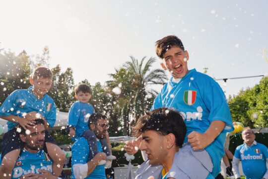 FOTO COMUNIONE VILLA BUONANNO scudetto napoli