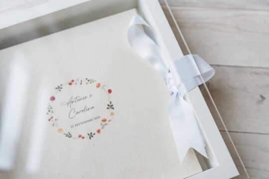 Album in lino con grafica personalizzata